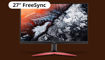 Acer KG271 Cbmidpx 27" FHD 144Hz FreeSync Gaming Monitor