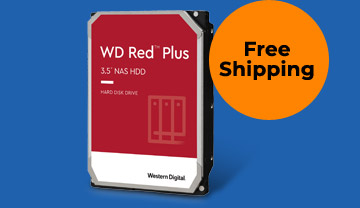 Save even more w/ code CEMCBQ2422 WD Red Plus 10TB NAS Hard Disk Drive **Expires at 11:59PM PT, 03/25/2022. 
