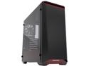 Phanteks Eclipse P400S PH-EC416PSTG_BR Silent Edition Black/Red Tempered Glass/Steel ATX Mid Tower Computer Case
