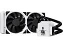 DEEPCOOL Gamer Storm CAPTAIN 240EX WHITE CPU Liquid Cooler AIO Water Cooling Ceramic Bearing Pump Visual Liquid Flow 120mm PWM Fan Deep Silent Support LGA 2011-v3