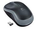 Refurbished: Logitech M185 910-002225 Swift Gray 3 Buttons 1 x Wheel USB RF Wireless Mouse