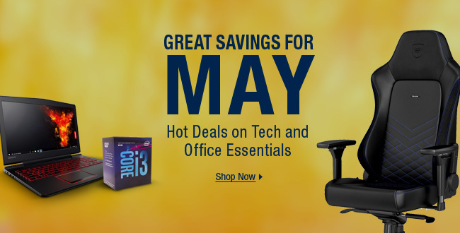 Great Savings for May