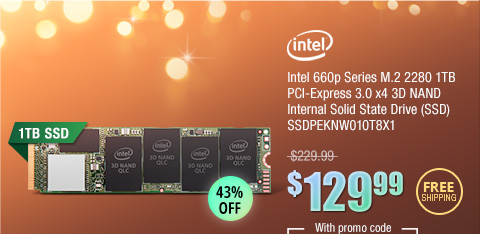 Intel 660p Series M.2 2280 1TB PCI-Express 3.0 x4 3D NAND Internal Solid State Drive (SSD) SSDPEKNW010T8X1