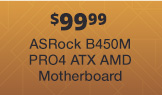 ASRock B450M PRO4 ATX AMD Motherboard