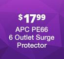 APC PE66 6 Outlet Surge Protector