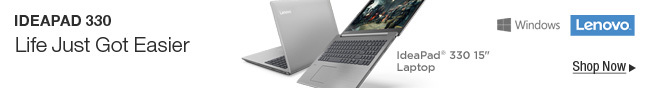 Lenovo IdeaPad 330 Life Just Got Easier