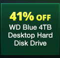 41% OFF WD Blue 4TB Desktop Hard Disk Drive