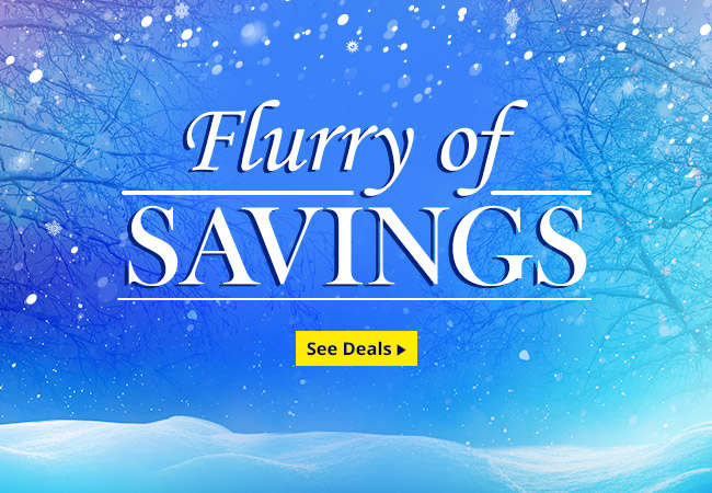 FLURRY OF SAVINGS