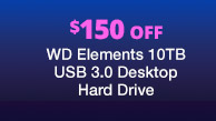 WD Elements 10TB USB 3.0 Desktop Hard Drive
