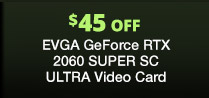 EVGA GeForce RTX 2060 SUPER SC ULTRA Video Card