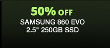 SAMSUNG 860 EVO 2.5" 250GB SSD