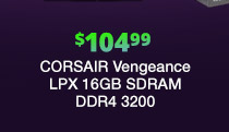 CORSAIR Vengeance LPX 16GB SDRAM DDR4 3200