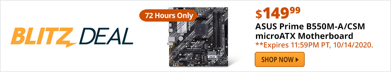 ASUS Prime B550M-A/CSM microATX Motherboard 