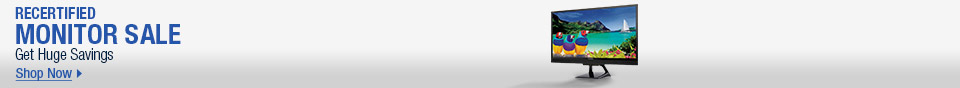 RECERTIFIED MONITOR SALE -- Get Huge Savings