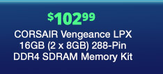 Corsair Vengeance LPX 16GB (2 x 8GB) 288-Pin DDR4 SDRAM Memory Kit