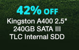 Kingston A400 2.5" 240GB SATA III TLC Internal SDD