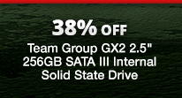 Team Group GX2 2.5" 256GB SATA III Internal Solid State Drive