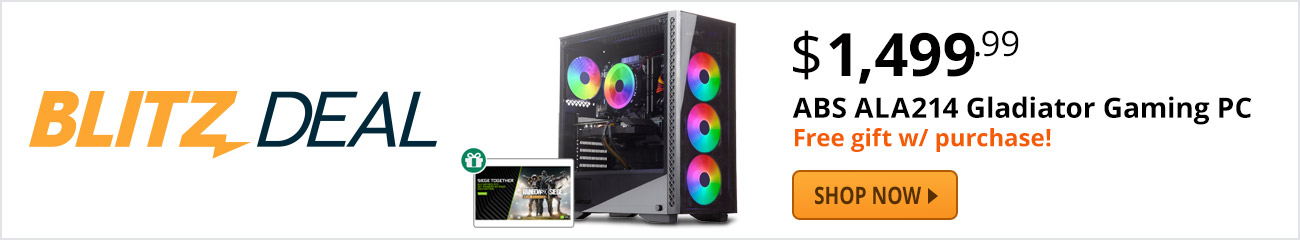 Blitz Deal - ABS ALA214 Gladiator Gaming PC