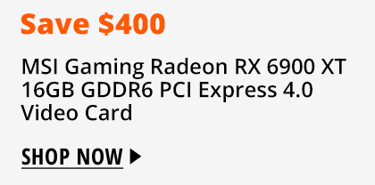 MSI Gaming Radeon RX 6900 XT 16GB GDDR6 PCI Express 4.0 Video Card RX 6900 XT GAMING Z TRIO 16G