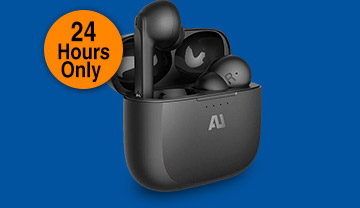Ausounds AU-Frequency ANC True Wireless Noise Cancelling Earbuds - Black