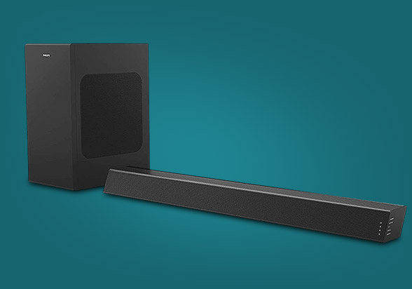 PHILIPS Soundbar System with Wireless Subwoofer