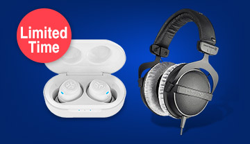Up to 50% off on Selected Earbuds and Headphones