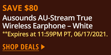 Ausounds AU-Stream True Wireless Earphone – White 