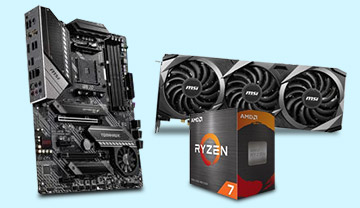 RTX 3080 Ti Combo: MSI GeForce RTX 3080 Ti Ventus 3X 12G OC + AMD Ryzen 7 5800X + MSI X570 TOMAHAWK WIFI MOBO