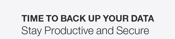 Time to Back up Your Data