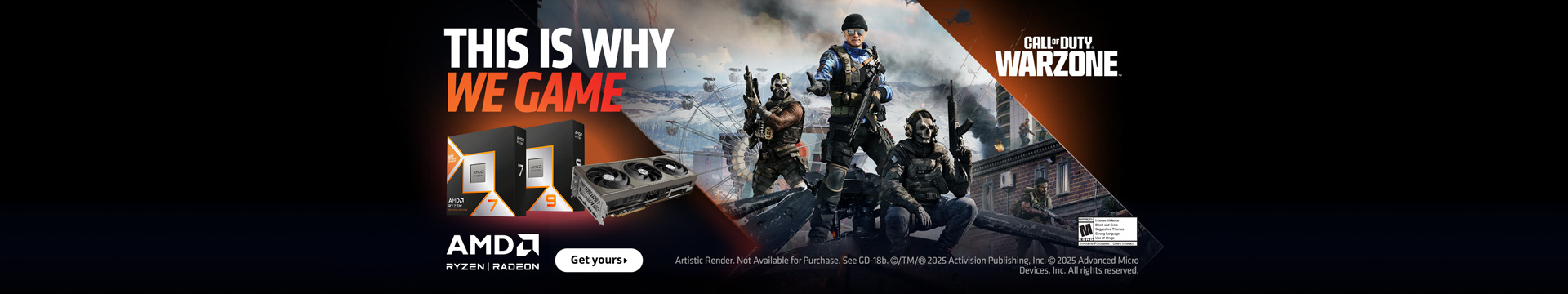 AMD Gamers First 2 Banners