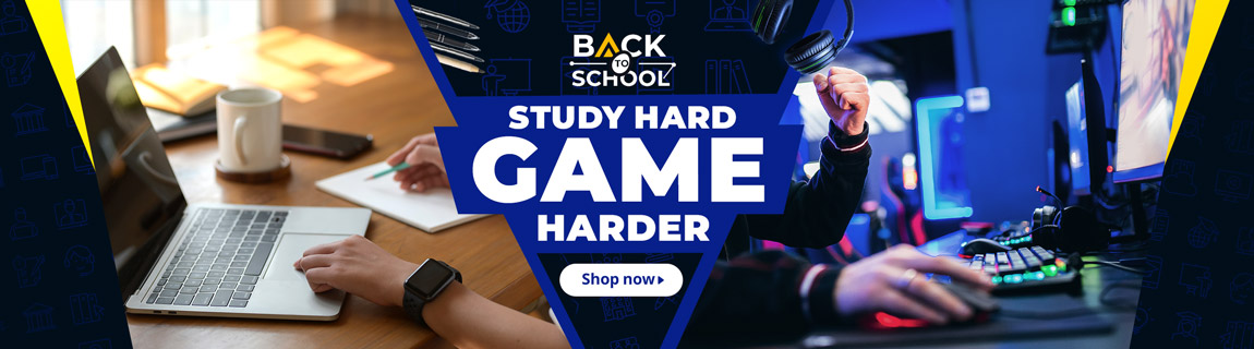 Study Hard. Game Harder