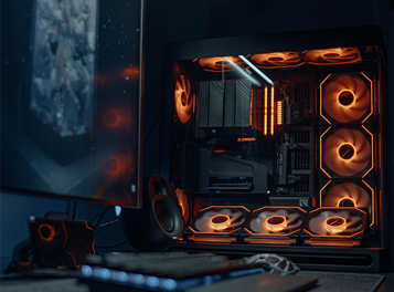 Desktop PC setup